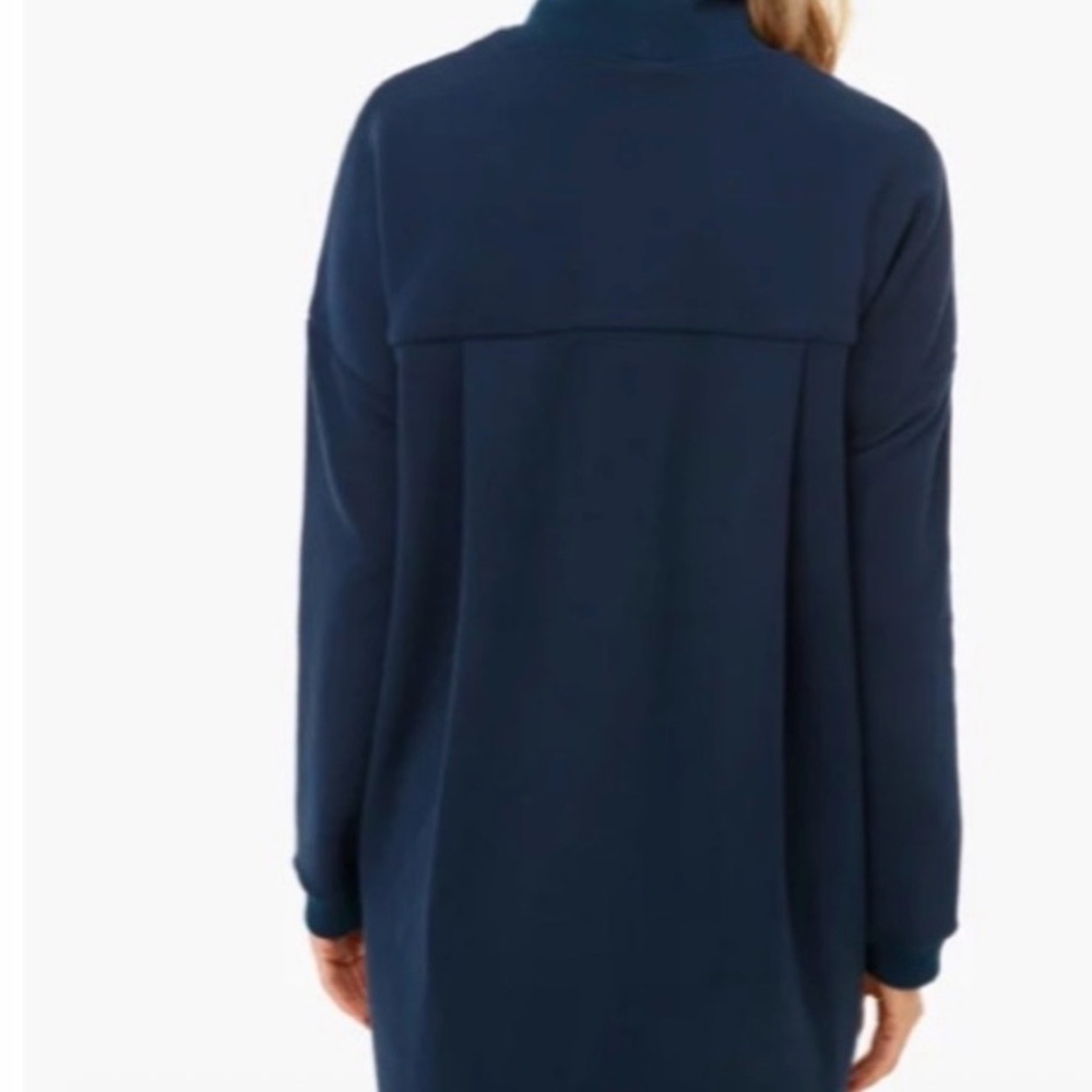 Tuckernuck Navy Porter Dress, Size Medium, Sweater/Sweatshirt Dress - Picture 2 of 6